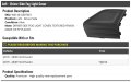 Left Driver Side Fog Light Cover Textured Black Compatible With 2019-2020 Ford Fusion