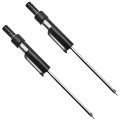 Brake Pad Thickness Check Gauge 2 Pack For Iv V Pads 6mm Thick Base Plate With 1 5mm Calibration Auto Repair Accessory Inner 