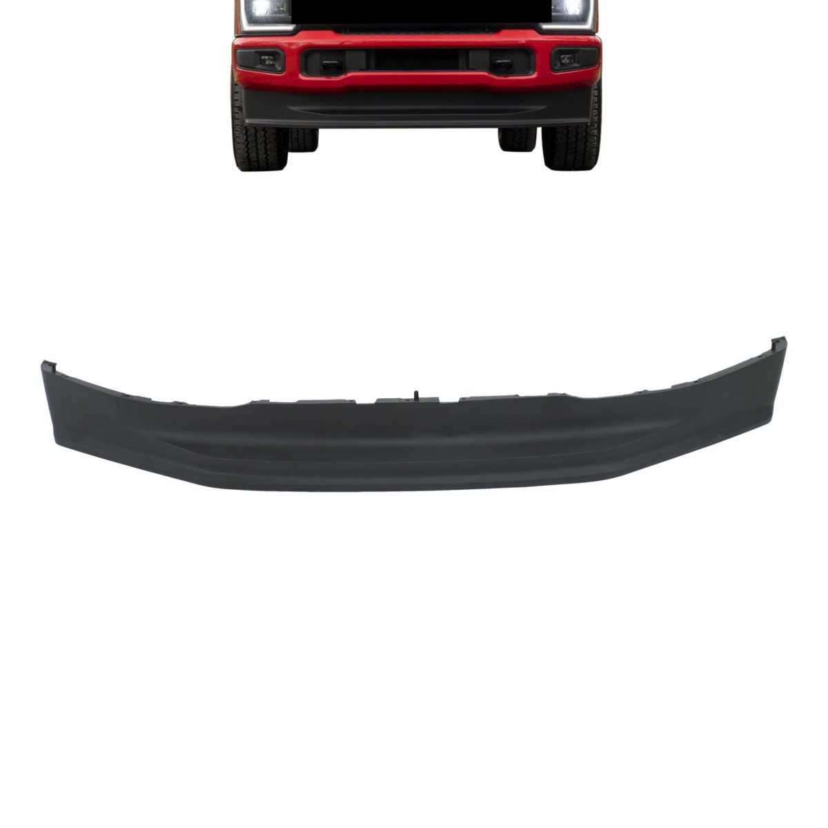 Front Valance Air Dam Deflector Replacement For 2023-2025 F250 F350 Super Duty 4wd