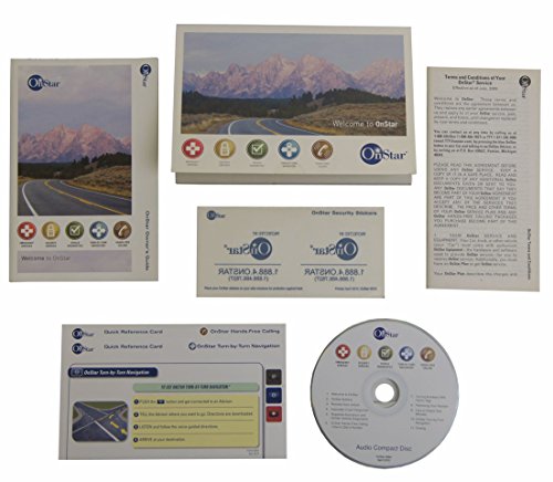 Gm Onstar Owners Manual Kit New 15907587 November 2008