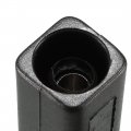 Uxcell Alligator Clips Battery Electrical Clamp 30a Black With 4mm Banana Jack Socket