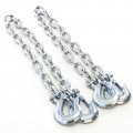 Red Hound Auto 2ea 5 16 Inches X 36 Trailer Heavy Duty Safety Chains Slip Hook 10 000 Lb Pair