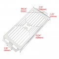 Skull Motorcycle Steel Chrome Radiator Grill Cover Guard Protector For Honda Shadow Aero 750 Vc 2004-2019 Spirit Vt75c2 Phantom