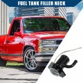 Hihaha 15567562 Rear Fuel Tank Filler Neck For Gmc C1500 Pickup 1988-1992 Chevy K1500 1988-1991 Fuel Hose Durable 1 Pcs Black