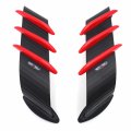 Httmt- Red Universal Motorcycle Front Fairing Winglets Side Spoilers Dynamic Wing Sticker P N Gzsp-sp028