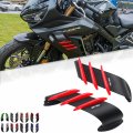 Httmt- Red Universal Motorcycle Front Fairing Winglets Side Spoilers Dynamic Wing Sticker P N Gzsp-sp028