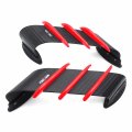 Httmt- Red Universal Motorcycle Front Fairing Winglets Side Spoilers Dynamic Wing Sticker P N Gzsp-sp028