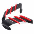 Httmt- Red Universal Motorcycle Front Fairing Winglets Side Spoilers Dynamic Wing Sticker P N Gzsp-sp028