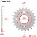Caltric Red Drive Chain And Sprockets Kit Compatible With Suzuki Lt80 Quadsport 80 2x4 1989-2006