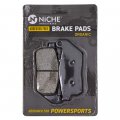 Niche Brake Pad Set For Harley-davidson Sportster 1200 883 Iron 42831-04a Front Organic