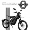Motorcycle Ignition Key Switch Cover Central Control Decorative Carbon Fiber Pattern Replacement For Surron Light Bee X S