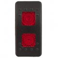 K4 Contura Ii Hard Touch Black Actuator With Two Square Red Lenses 