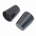Httmt- 1set Handle Bar Ends Grip Carbon Style Universal 8mm Screw Fit P N Mt220-020-cn 