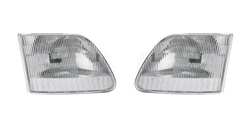 Crash Parts Plus Capa Driver Passenger Headlights For Ford Expedition F-150 F-250