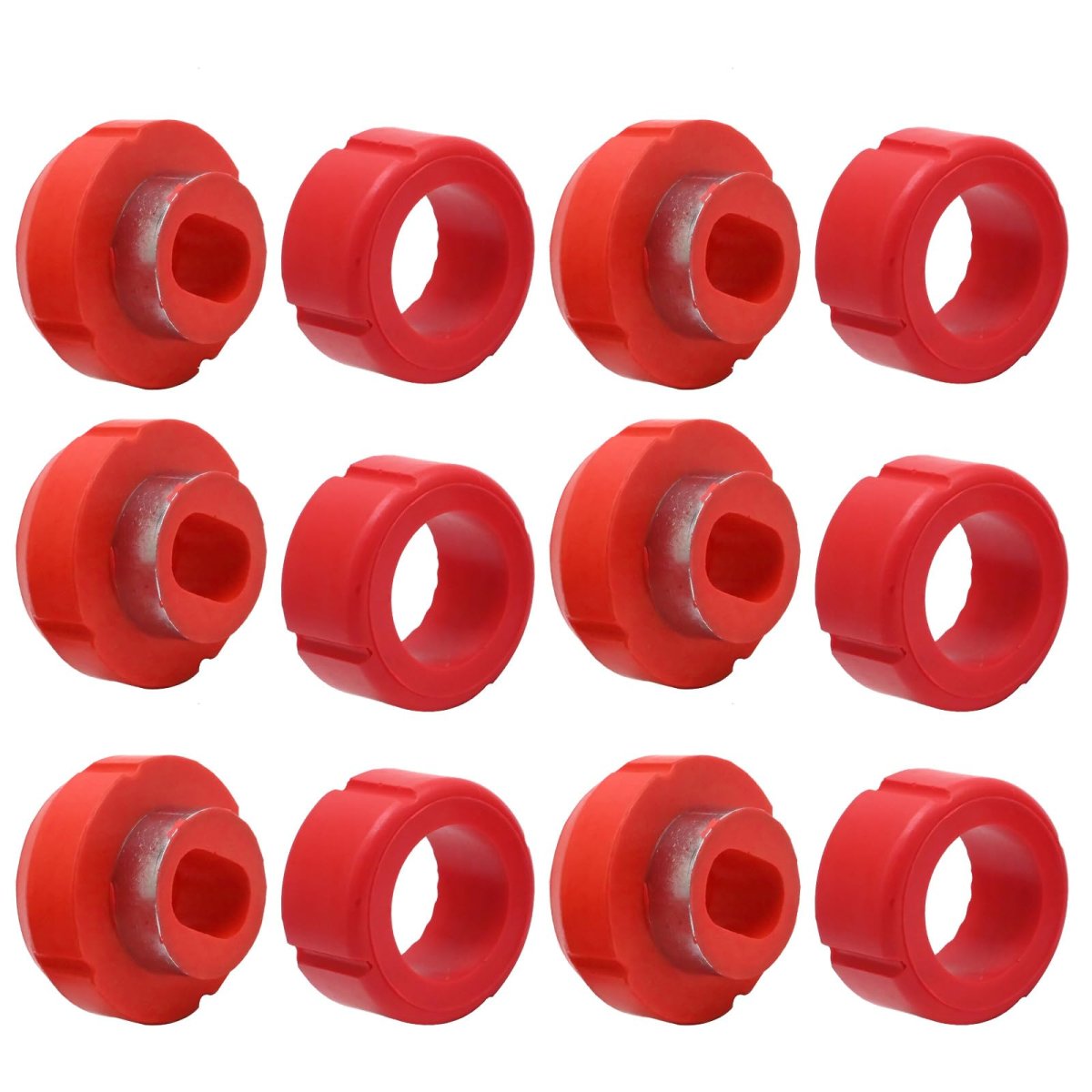 Hoypeyfiy 12 Pcs Body Mount Bushing Kit Replacement For Chevy C10 C20 K10 K20 K30 Gmc C1500 C2500 K1500 K2500