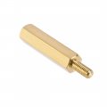 Uxcell M2 5x25mm 6mm Male-female Brass Hex Pcb Motherboard Spacer Standoff For Fpv Drone Quadcopter Computer Circuit Board