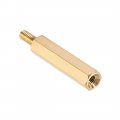 Uxcell M2 5x25mm 6mm Male-female Brass Hex Pcb Motherboard Spacer Standoff For Fpv Drone Quadcopter Computer Circuit Board