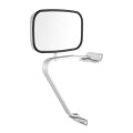 Door Mirror For Ford Bronco 1990 1991 Driver Or Passenger Side Chrome Aluminum 2 Mounting Point Swing Lock Bracket Fits 