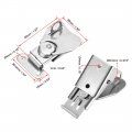 Uxcell 1 97-inch Sus304 Stainless Steel Butterfly Twist Latch Keeper W Padlock Hole For Case Box 2 Pcs