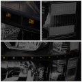 Led Drl Tinted Housing Clear Corner Headlight Lamps Tool Kit Compatible With Chevy Silverado 07-14
