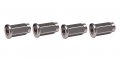 Itp 4pk Flat Base Chrome Lug Nut 10mm X 1 25mm Thread Pitch W 14mm Head For Honda Trx 450er 2012-2014 