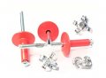 Racer S Speed Shop Floresent Red 3 16 Rivet Large Head Exploding Banana Peel Aluminum Pop Rivets 250 Pack 