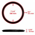 Caltric Rear Brake Hub Seal Shoes Studs Compatible With Kawasaki Mule 3010 Trans 4x4 Kaf620j 2005 2006
