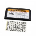 Uxcell Black Car Sun Visor Card Holder Sunshade Storage Clip Pouch Bag Pocket Organizer