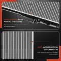 A-premium Engine Coolant Radiator Assembly Compatible With Mazda 323 1990995 6l 1 8l Protege 1990-1994 1
