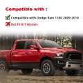 4pcs Fender Flares For Dodge Ram 1500 2009 2018 Textured Factory Style Black Abs Plastic 68054339ab 68054338a