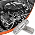 Tbapfs Aluminum Valve Covers With Holes Retro Finned Polished Compatible 58-86 Small Block Chevy Sbc Engines 283 305 327 350