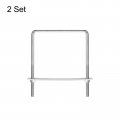 Uxcell Square U-bolts 2 Sets 162mm 6 38 Inner Width 210mm Length M10 304 Stainless Steel U Clamp Bolt With Nuts And Plates For