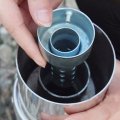 Eohmak Universal Motorcycle Exhaust Silencer 2x 35mm Motorbike Muffler Can Insert Baffle Black 1 38 Inch