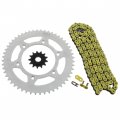 Fits Honda Crf450 R Yellow Non O Ring Chain And Sprocket 14 52 120l