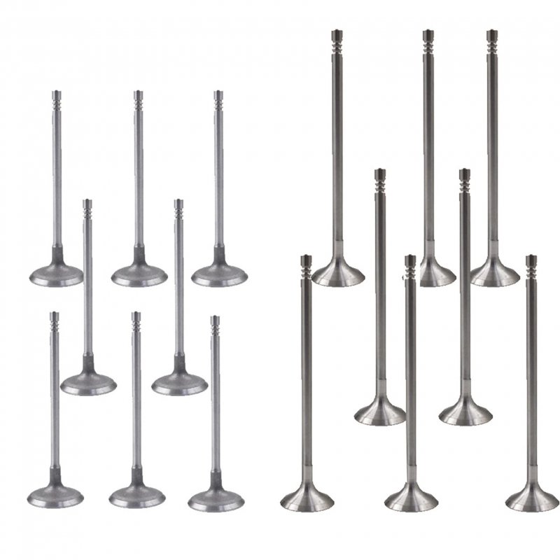 16 Piece Intake And Air Out Engine Valves Kit Replacement For Mini Cooper R56 2007 To 2016 Part Number 11347533884 11347533885