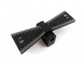 Taytools 465487 Dovetail Marking Jig Marker Guide Anodized Aluminum For Stock Up To 1 6 Thick With 1 5 And 1 8 Slopes 