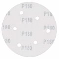 Hifrom 72pcs 5 Inch Sanding Discs 6-hole Dustless Hook-and-loop 40 60 80 120 180 240 Grit Sandpaper Assortment Replacement For