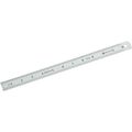 Shop Fox D2828 12-inch 300mm 2-sided Stainless Steel Ruler 