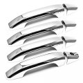 Erush Ultra Chrome Door Handle Covers For 2014-2022 Chevy Silverado 1500 