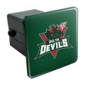 Mississippi Valley State University Primary Logo Tow Trailer Hitch Cover Plug Insert For 2 In Receivers Black Abs Plastic