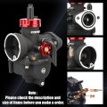 Nibbi Pe22fl Carburetor 22mm Fit 110cc 125cc 130cc Flange Motorcycle Engine With Carb Jets For Dirt Pit Bike Mini Motocross