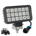 White Led Reverse Backup Lights Kit 36w Waterproof For Polaris Ranger 1000 Xp And Crew 2018 2026 Plug Play With Switch Clear 