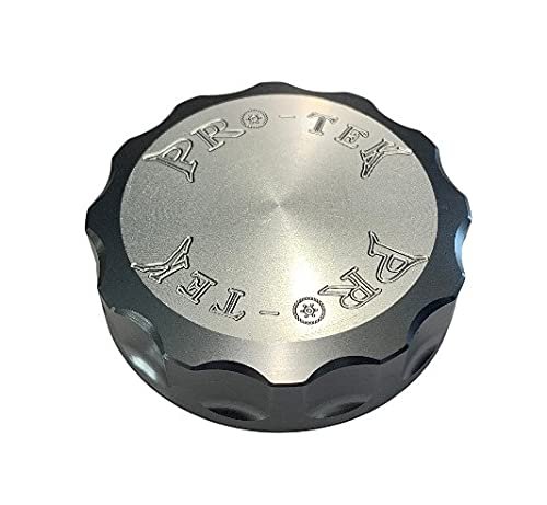 Pro-tek Silver Front Brake Rear Fluid Reservoir Caps Made For Honda Cbr900rr Cbr-900rr 1993 1994 1995 1996 1997 1998 1999 Cbr