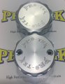 Pro-tek Silver Front Brake Rear Fluid Reservoir Caps Made For Honda Cbr900rr Cbr-900rr 1993 1994 1995 1996 1997 1998 1999 Cbr