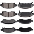 Automotive Replacement Brake Pads Front Rear Fit For Buick Enclave 2008-2017 For Chevrolet Traverse 2009-2017 Gmc Acadia