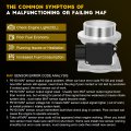 Ocpty Mass Air Flow Sensor F07f-12b579-aa Meter Fits For 1991-1992 Lincoln Town Car 4 6l 19 Mazda 000 0l 1991-1994 Navajo 4
