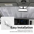 Maine Coon Cat Windshield Sun Shade Autoshade For Car Truck Suv Blocks Rays Sun Visor Cat Driving Sunshade Cover Funny