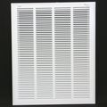 20 X 24 Steel Return Air Filter Grille For 1 Removable Face Door Hvac Duct Cover Flat Stamped White 