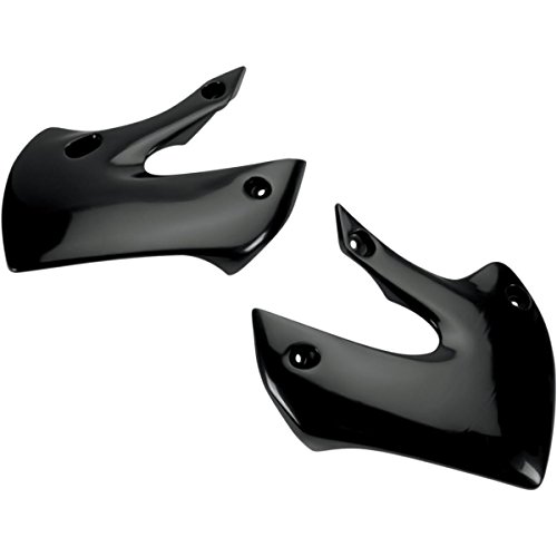 Ufo Plastics Radiator Cover Black For Kawasaki Suzuki Kx Rm Klx Drz