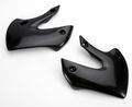 Ufo Plastics Radiator Cover Black For Kawasaki Suzuki Kx Rm Klx Drz